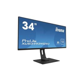 34-inch Iiyama ProLite XUB3493WQSU-B1 LCD Monitor Black