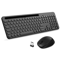 Simpletek Keyboard QWERTZ German Wireless M&K