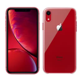 Bundle iPhone XR + Apple Case (Transparent) - 64GB - (Product)Red - Unlocked