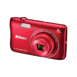 Nikon Coolpix S3700 Compact 20 - Red