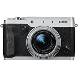 Compact FinePix X30 - Silver + Fujifilm Fujinon Aspherical Lens Super EBC 7.1-28.4mm f/2.0-2.8 f/2.0-2.8