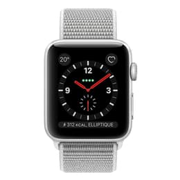 Apple Watch (Series 3) 38 - Aluminium Silver - Sport loop Seashell