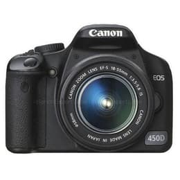 Reflex - Canon EOS 450D Noir + Canon Zoom Lens EF-S 18-55mm f/3.5-5.6 IS + Tamron AF 55-200mm f/4-5.6 Di II LD Macro