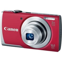 Compact - Canon PowerShot A2500 - Red + Canon Zoom Lens 28-140mm f/2.8-6.9