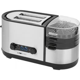 Toaster Clatronic TAM 3688 slots - Stainless steel
