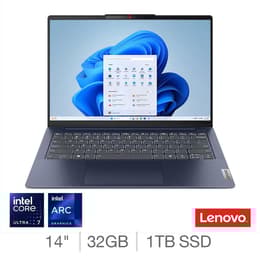 Lenovo IdeaPad Slim 5 14-inch (2024) - Core Ultra 7 155H - 32GB - SSD 1000 GB QWERTY - English