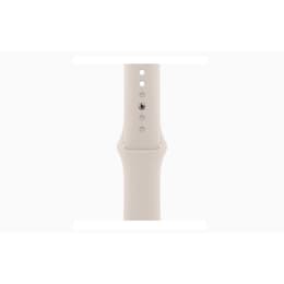 Apple Watch Series 9 (2023) GPS + Cellular 41 mm - Aluminium Starlight - Sport band Starlight