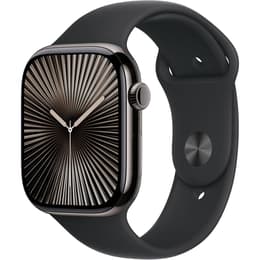 Apple Watch Series 10 (2024) GPS + Cellular 46 mm - Titanium - Sport band Black