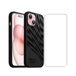 Back Market Case iPhone 15 Plus and protective screen - Recycled plastic - Black