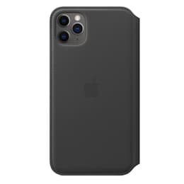 Apple Leather case iPhone 11 Pro Max - Leather Black