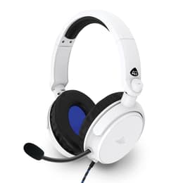 4Gamers PRO4-50S noise-Cancelling gaming wired Headphones with microphone - White