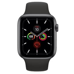 Apple Watch Series 5 (2019) GPS + Cellular 44 mm - Aluminium Space Gray - Sport band Black
