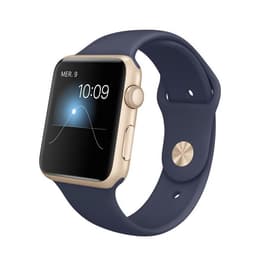 Apple Watch (Series 1) 42 - Aluminium Gold - Sport loop Dark blue