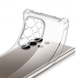Case Galaxy S24 Ultra and 2 protective screens - TPU - Transparent