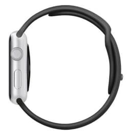Apple Watch (Series 3) 2017 GPS 42 - Silver - Sport loop Black