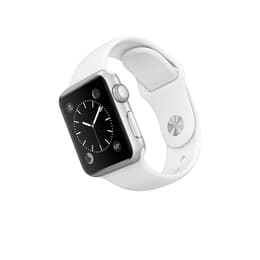 Apple Watch (Series 2) 2016 GPS 38 - Aluminium Silver - Sport loop White