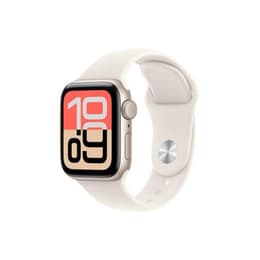Apple Watch Series 8 (2022) GPS 45 mm - Aluminium Starlight - Sport band White