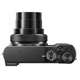 Compact - Panasonic Lumix DMC-TZ100 - Black + Panasonic Leica DC VARIO-ELMARIT 9.1-91mm f/2.8-5.9