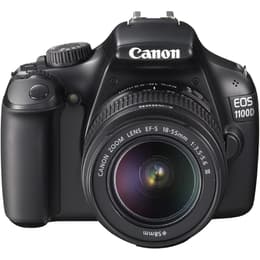 Reflex EOS 1100D - Black + Canon Zoom Lens EF-S 18-55mm f/3.5-5.6 IS II + EF-S 70-300mm f/4-5.6 DG Macro f/3.5-5.6 + f/4-5.6