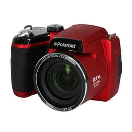 Bridge - Polaroid IS2132 Red + Lens Polaroid 21X Optical Zoom Lens 4.5-94.5mm f/3.1-5.8
