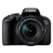 Canon EOS Rebel T7i - Black + Canon EF-S 18-55mm f/3.5-5.6 IS II