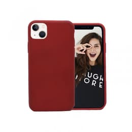 Case iPhone 13 - Natural material - Red