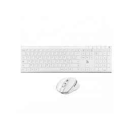 Blue Element Keyboard QWERTY Spanish Wireless Grapheme Mouse and keyboard