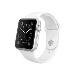 Apple Watch (Series 1) 2016 GPS 42 - Aluminium Silver - Sport loop White