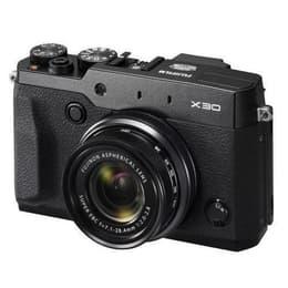 Compact FinePix X30 - Black + Fujifilm Fujinon Aspherical Lens Super EBC 7.1-28.4mm f/2.0-2.8 f/2.0-2.8