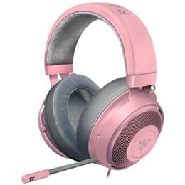 Razer Kraken gaming wired Headphones with microphone - Pink/Grey