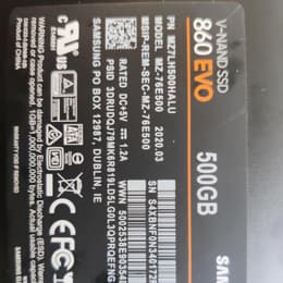 MZ-76E500 - SSD 500 GB GHz - SATA III