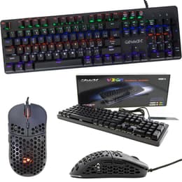 Cortek Keyboard QWERTY Italian Backlit Keyboard Honeycomb 3325 Kit Mouse and Keyboard