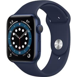 Apple Watch (Series 6) 2020 GPS 44 - Aluminium Blue - Sport band Blue