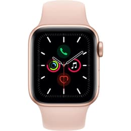 Apple Watch (Series 5) 2019 GPS + Cellular 40 - Aluminium Gold - Sport loop Pink sand