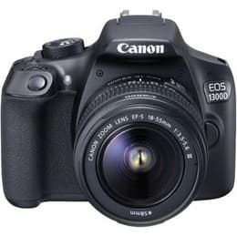 Reflex EOS 1300D - Black + Canon Zoom Lens EF-S 18-55mm f/3.5-5.6 f/3.5-5.6
