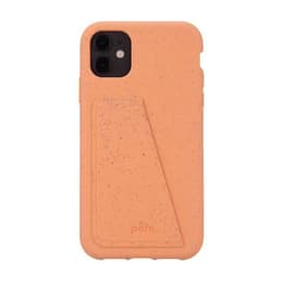 Case iPhone 11 - Natural material - Cantaloupe