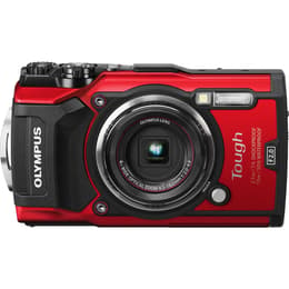 Olympus Tough TG-5 Compact 12 - Red/Black