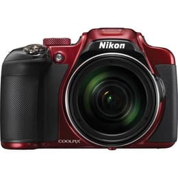 Compact CoolPix P610 - Red + Nikon Nikkor 60x wide Optical Zoom ED VR 4.3-258mm f/3.3-6.5 f/3.3-6.5