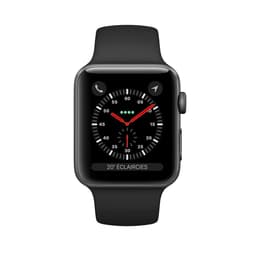 Apple Watch (Series 3) 2017 GPS + Cellular 42 - Aluminium Space Gray - Sport band Black