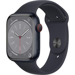 Apple Watch (Series 8) 2020 GPS + Cellular 41 - Aluminium Midnight - Sport band Midnight