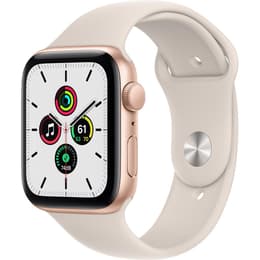 Apple Watch (Series 6) 2020 GPS 44 - Aluminium Gold - Sport band White