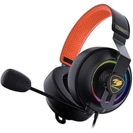 Cougar Phontum Pro noise-Cancelling gaming wired Headphones with microphone - Black/Orange