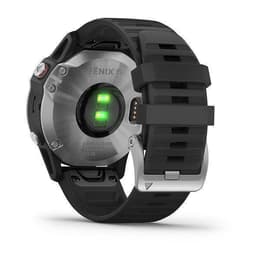 Smart Watch Garmin HR GPS Fenix 6 solar - Silver