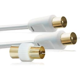 Logik Coaxial TV/AV Aerial Cable Male to Male TV accessories