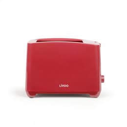 Toaster Livoo - Grille-pain 2 fentes DOD162RC slots - Red