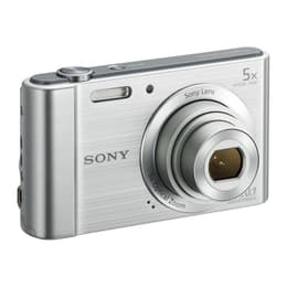 Compact Cyber-shot DSC-W800 - Silver + Compact 5x Optical Zoom 26-130mm f/3.2–6.4 f/3.2–6.4
