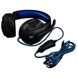 The G-Lab KORP100 gaming wired Headphones with microphone - Black