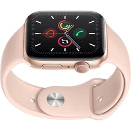 Apple Watch (Series 5) 2019 GPS 40 - Aluminium Gold - Sport loop Pink sand