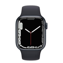 Apple Watch (Series 7) 2021 GPS 45 - Aluminium Midnight - Sport band Black