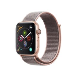 Apple Watch (Series 4) GPS 44 - Aluminium Gold - Classic buckle Pink